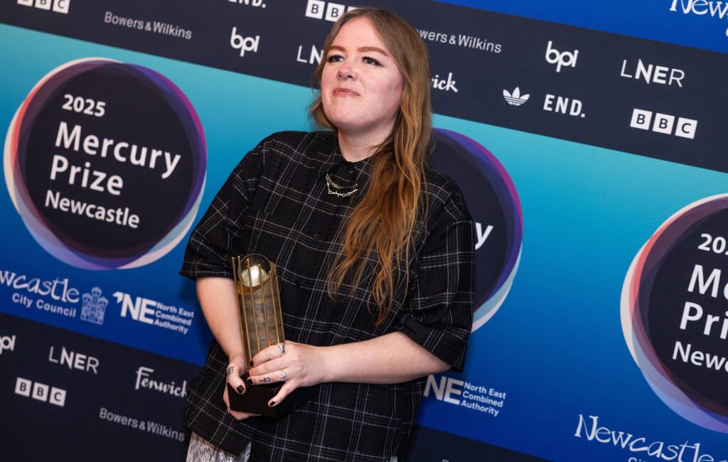 Emma-Jean Thackray attends the 2025 Mercury Prize nominations (Photo by Simon Ackerman/WireImage)