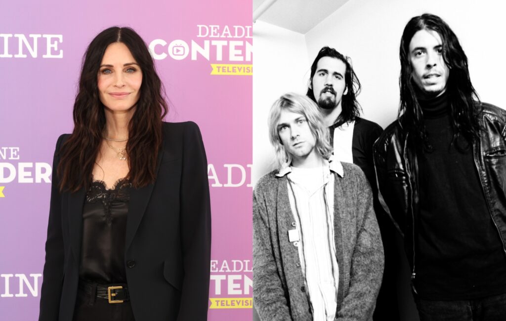 Guarda la star di "Friends" Courteney Cox RIP attraverso "Odore di Spirito Teen Spirit del Nirvana"
