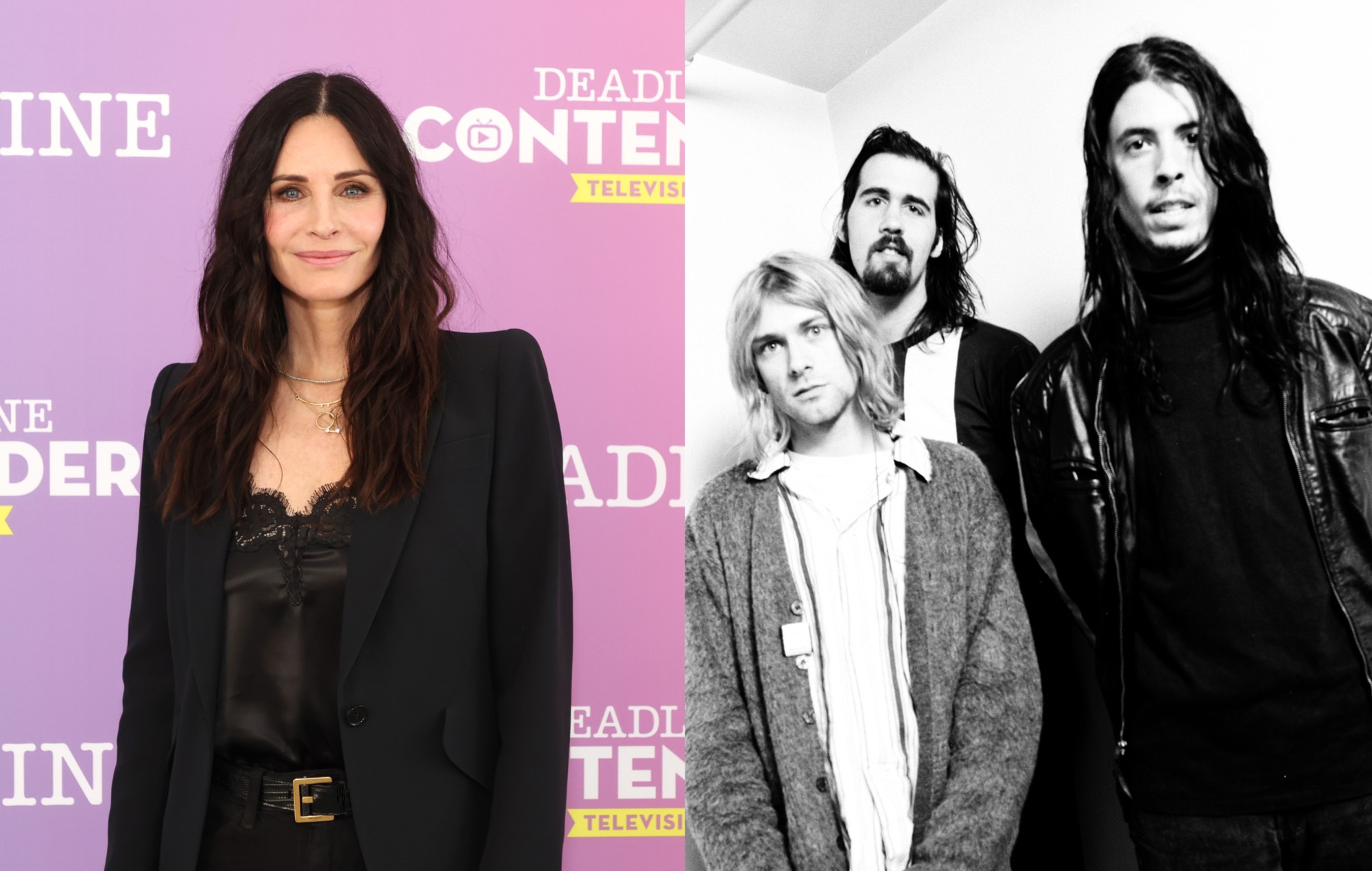 Guarda la star di "Friends" Courteney Cox RIP attraverso "Odore di Spirito Teen Spirit del Nirvana"