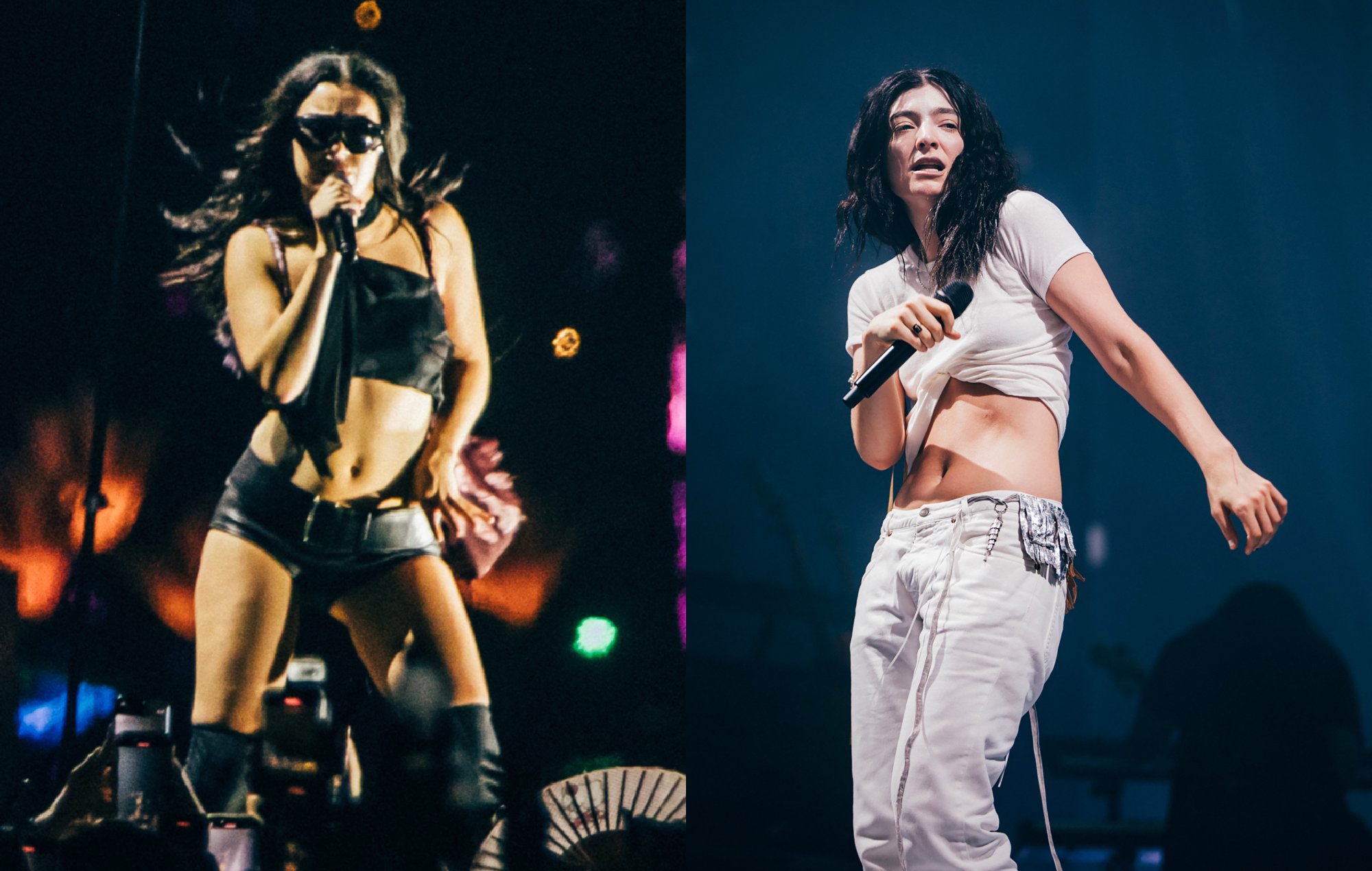 Lorde fa uscire Charli XCX per un'esibizione di "Girl, so confuseing" a Los Angeles