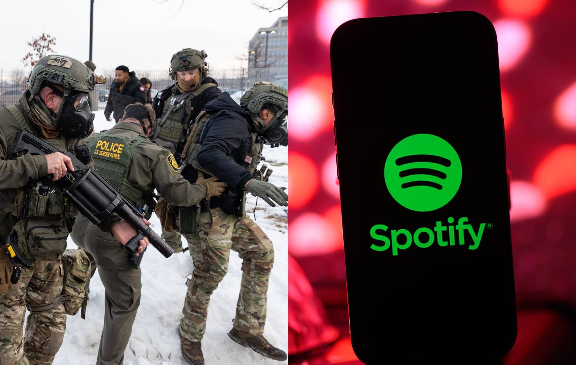 Gli ICE non pubblicano più annunci su Spotify