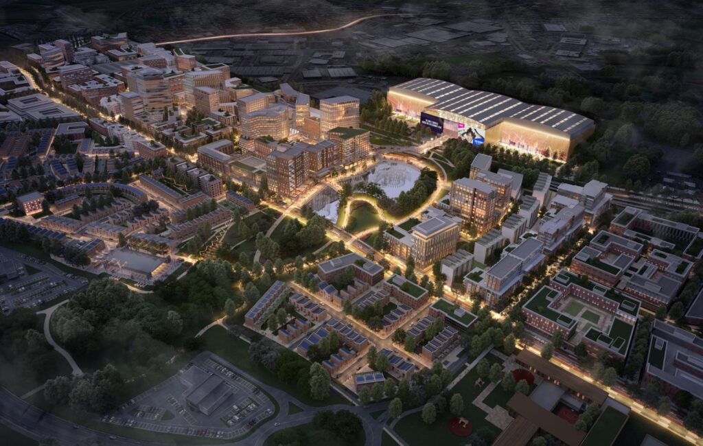 "Stiamo costruendo una nuova città con un'arena al centro"