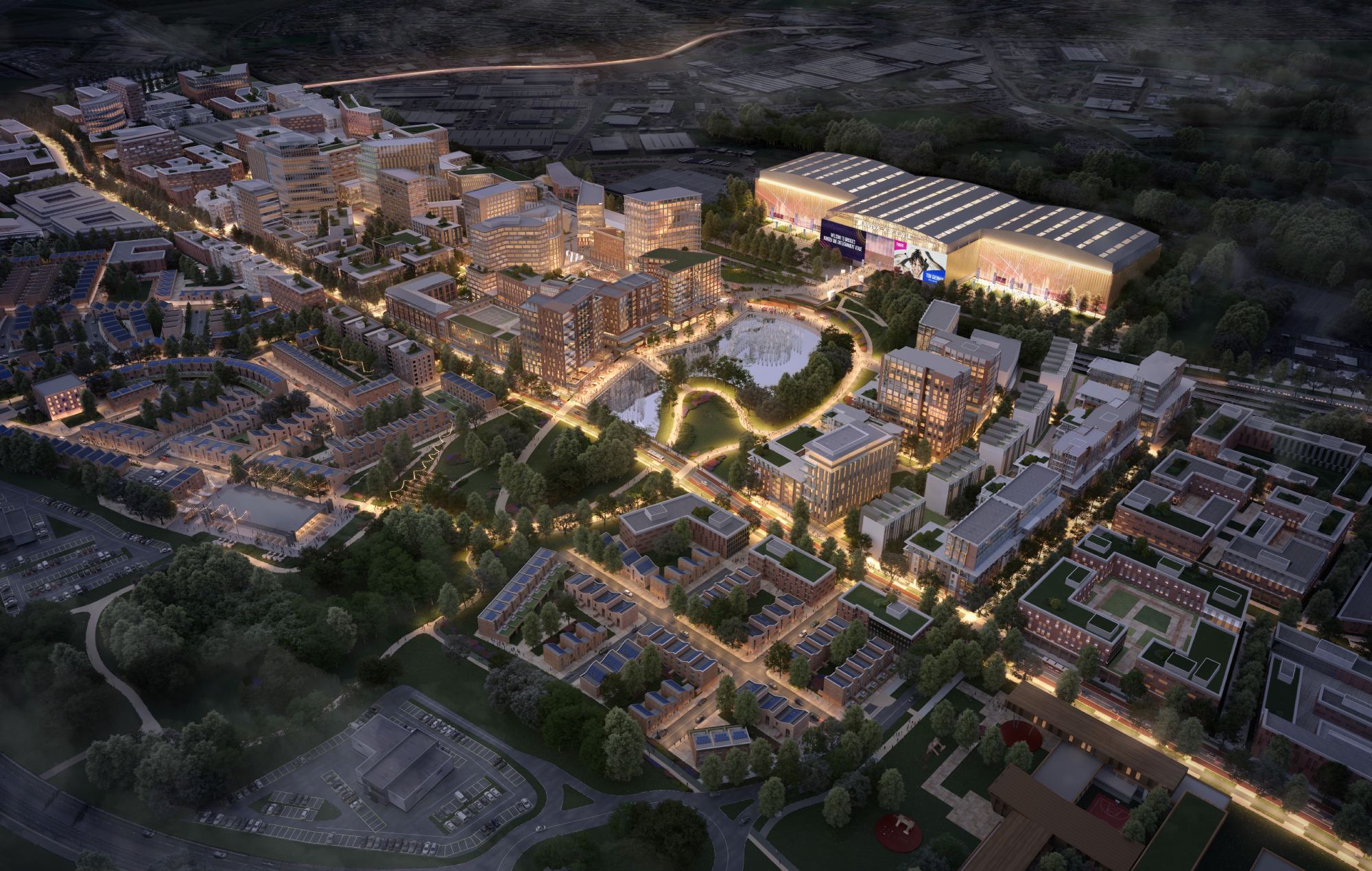 "Stiamo costruendo una nuova città con un'arena al centro"