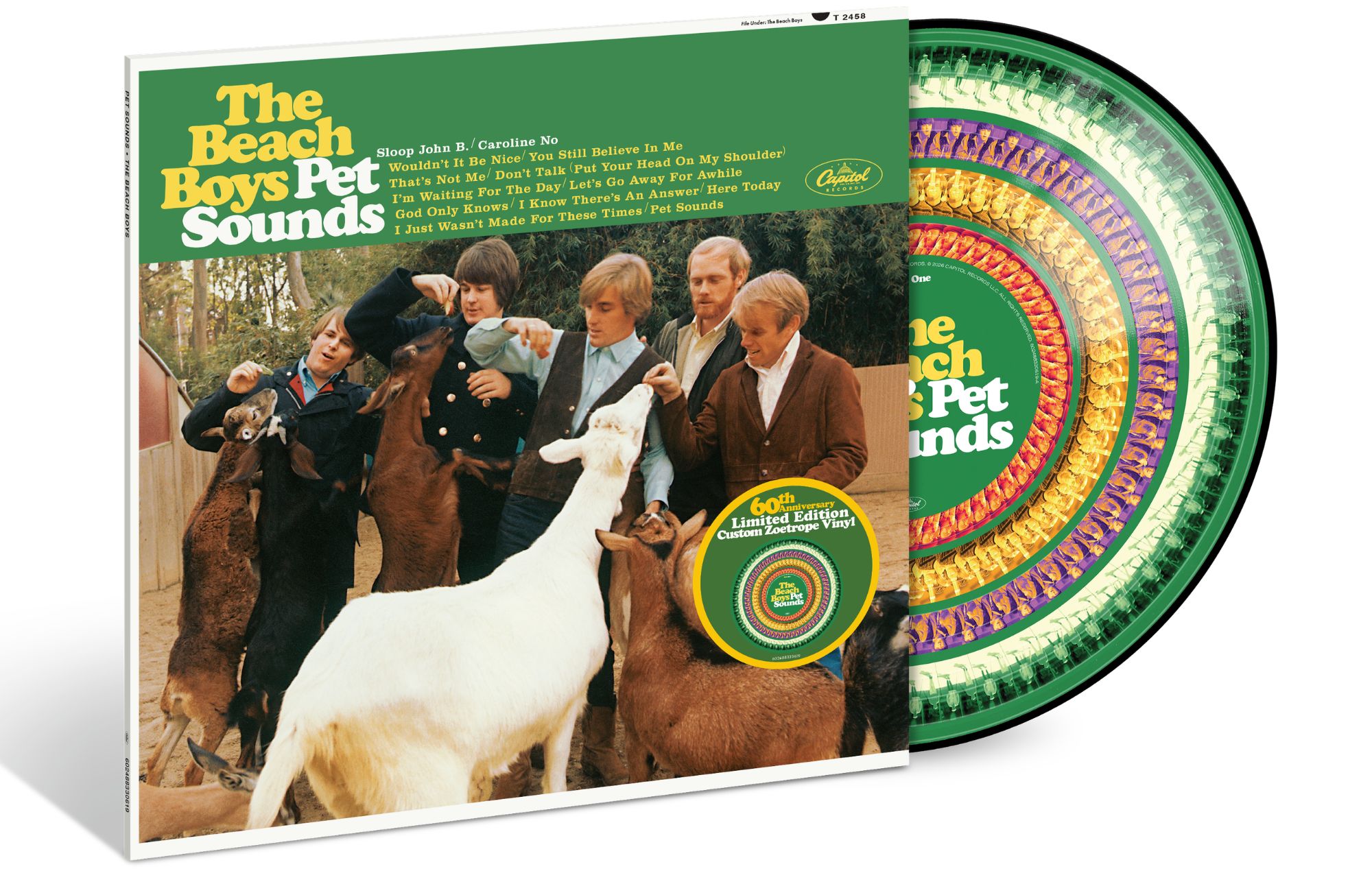 I Beach Boys annunciano la "stampa audiofila" del 60° anniversario di "Pet Sounds"