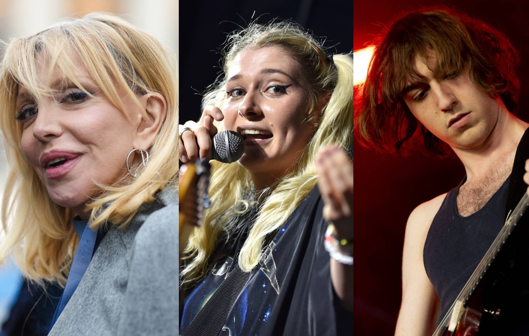 Guarda Courtney Love e Baby Queen cantare "Au Pays Du Cocaine" di Geese