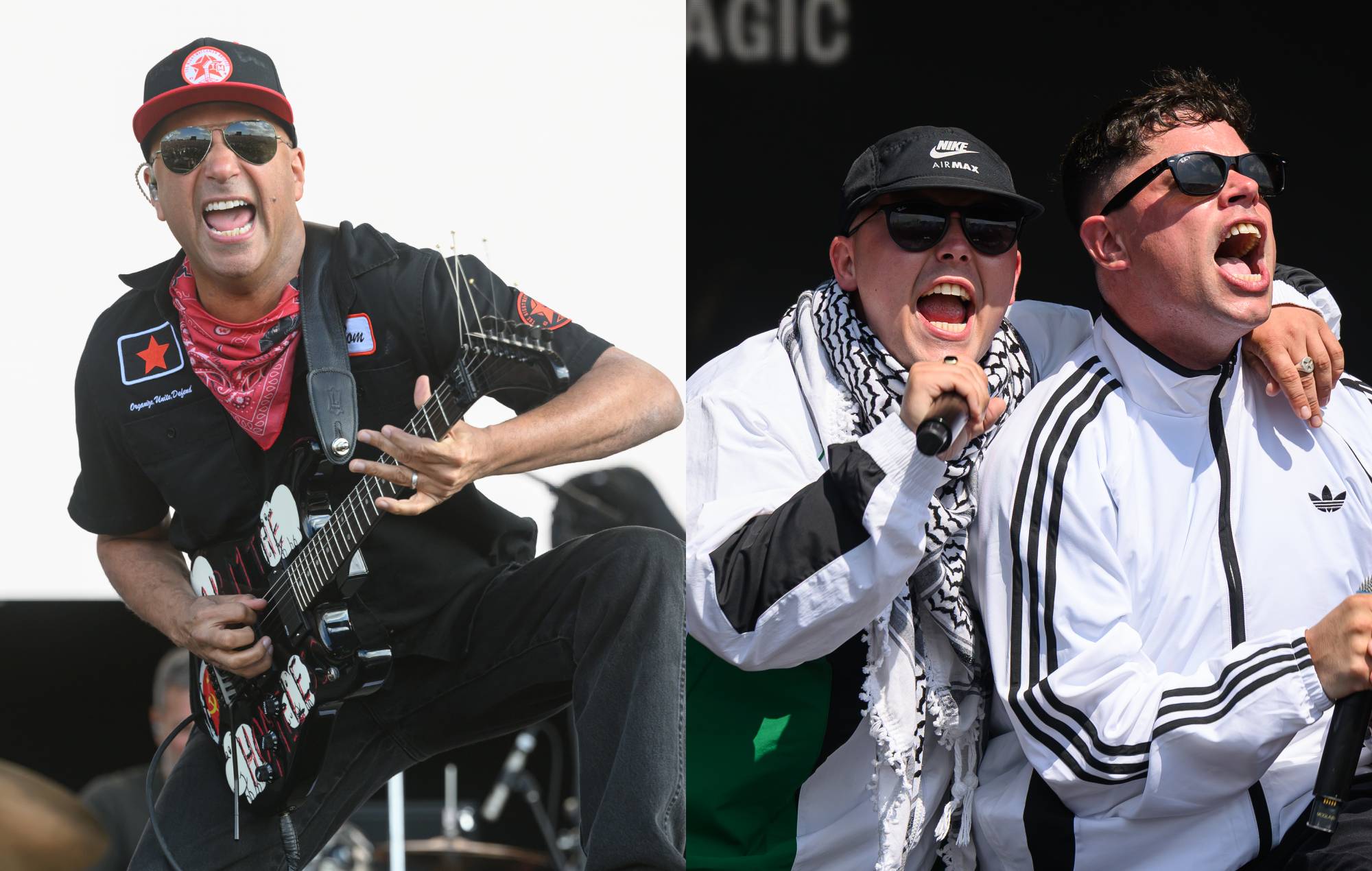 Dai un'occhiata all'enorme collaborazione in codice RATM di Kneecap e Tom Morello "Unconquered"