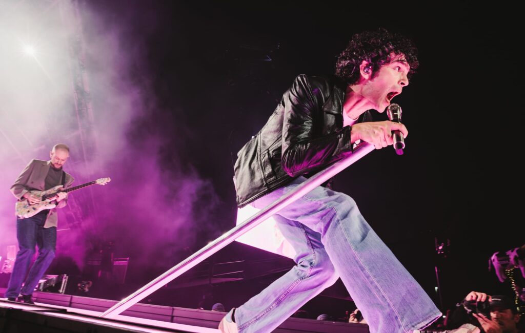 The 1975 performing at Glastonbury 2025, photo by Andy Ford