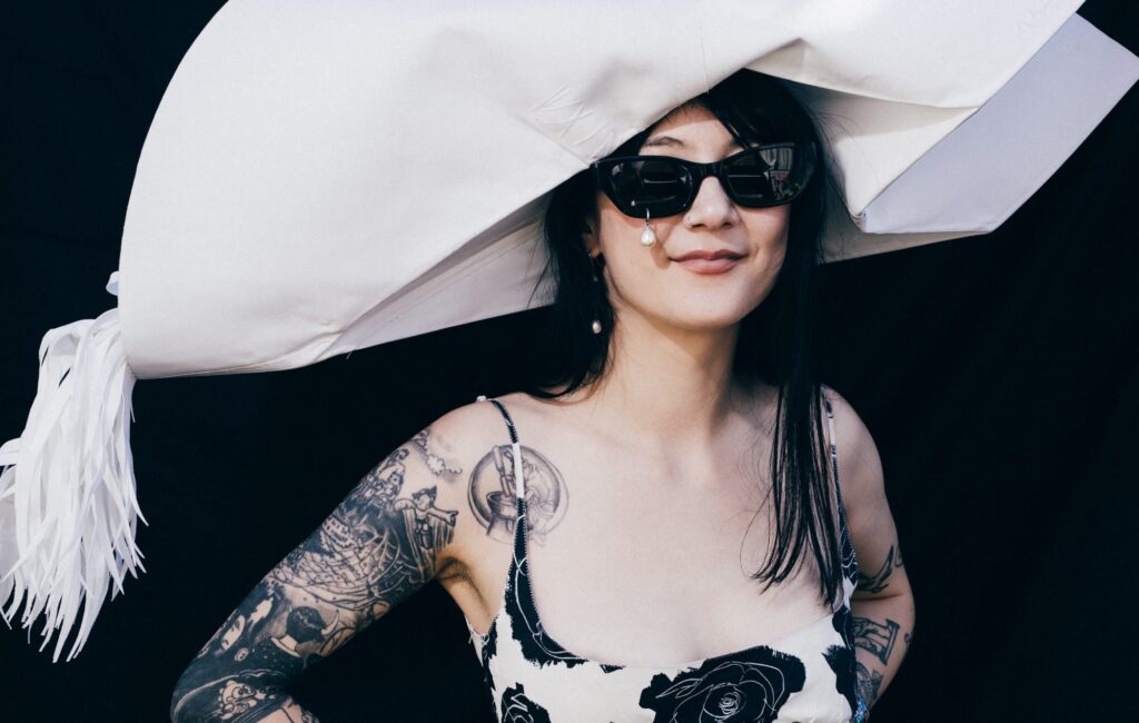 Michelle Zauner of Japanese Breakfast at Glastonbury 2025, photo by Derek Bremner