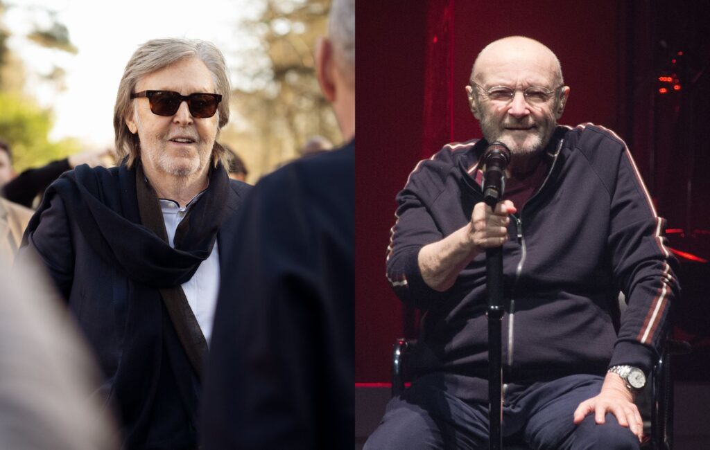 Paul McCartney and Phil Collins